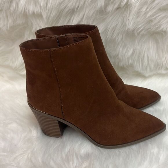 Liz Claiborne East River brown ankle boots, size 8 A4 - Picture 6 of 10